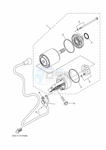 YXZ1000ET YXZ1000R SS (BAST) drawing STARTING MOTOR