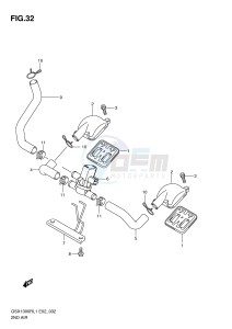 GSX1300R (E2) Hayabusa drawing 2ND AIR