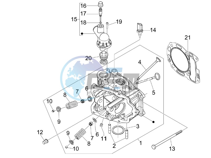 Head unit - Valve