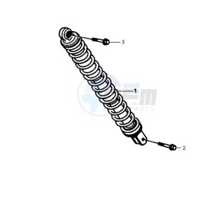 JET BASIX 50 drawing REAR SUSPENSION