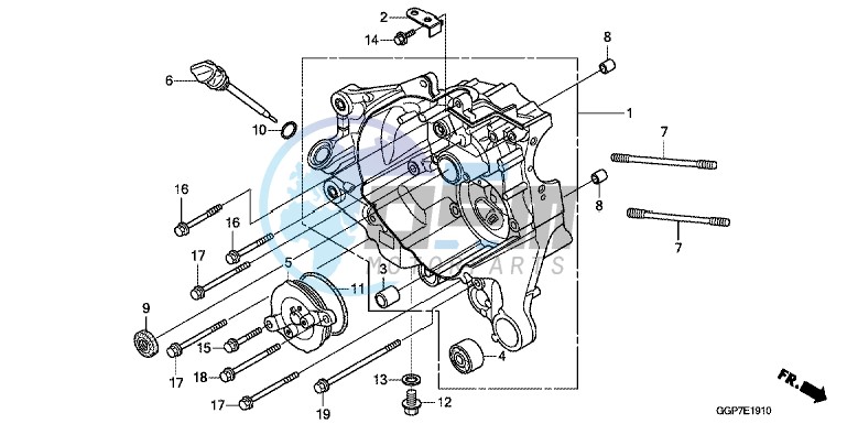 RIGHT CRANKCASE