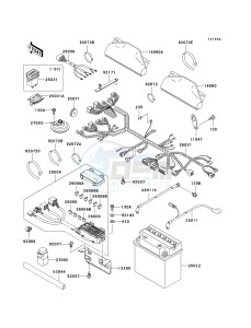 KAF 620 H [MULE 3010 4X4 HARDWOODS GREEN HD] (H6F-H8F) H7F drawing CHASSIS ELECTRICAL EQUIPMENT-- H7F_H8F- -