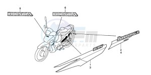 ANF125T drawing STRIPE/MARK (ANF1253/5/6)