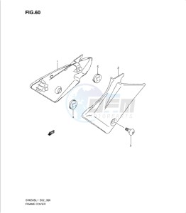 SV650/S drawing FRAME COVER