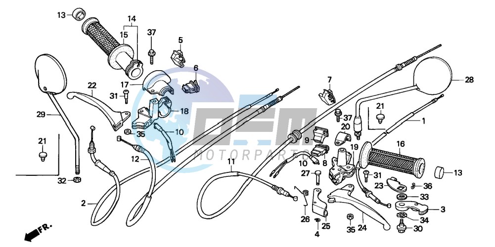 HANDLE LEVER/SWITCH/CABLE