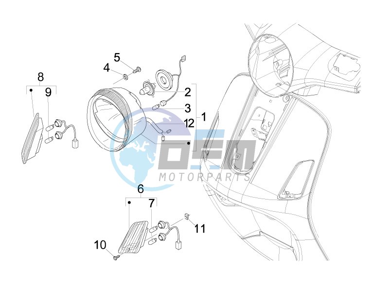 Head lights - Turn signal lamps