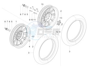 Liberty 125 4t 3v ie e3 (Vietnam ) Vietnam drawing Rear Wheel