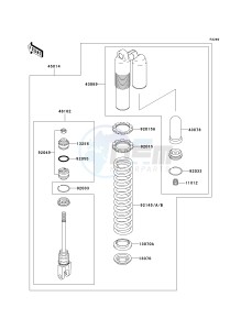 KX 125 M (M1) drawing SHOCK ABSORBER-- S- -