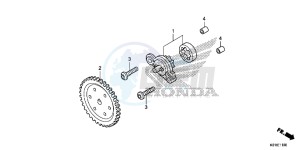 SH125ADE SH125AD UK - (E) drawing OIL PUMP