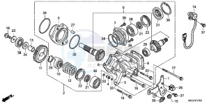 VT750CSC drawing CROSS SHAFT