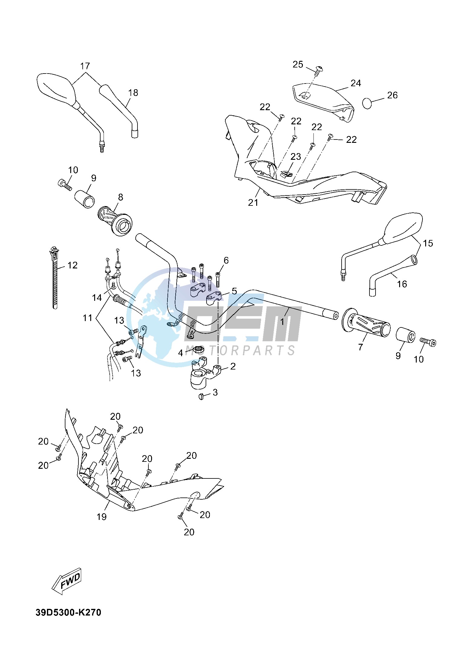 STEERING HANDLE & CABLE