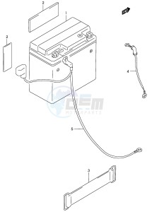 GZ250 (P34) drawing BATTERY