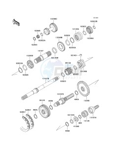 KAF 950 B [MULE 3010 DIESEL 4X4] (B2-B3) [MULE 3010 DIESEL 4X4] drawing TRANSMISSION