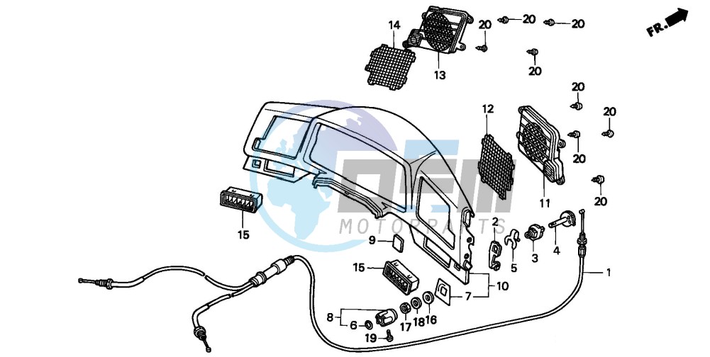 METER PANEL (GL1500SEP/SER/SES/SET)