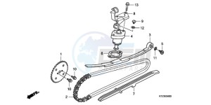 PES125R9 UK - (E / MKH STC) drawing CAM CHAIN/TENSIONER