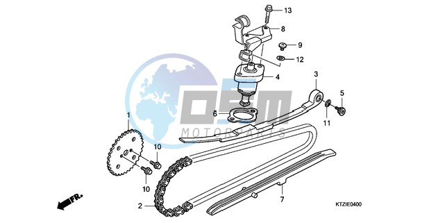 CAM CHAIN/TENSIONER