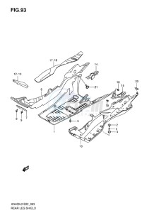 AN400 ABS BURGMAN EU drawing REAR LEG SHIELD