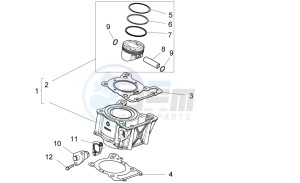 RS 125 Replica E4 ABS (EMEA) drawing Cylinder - Piston