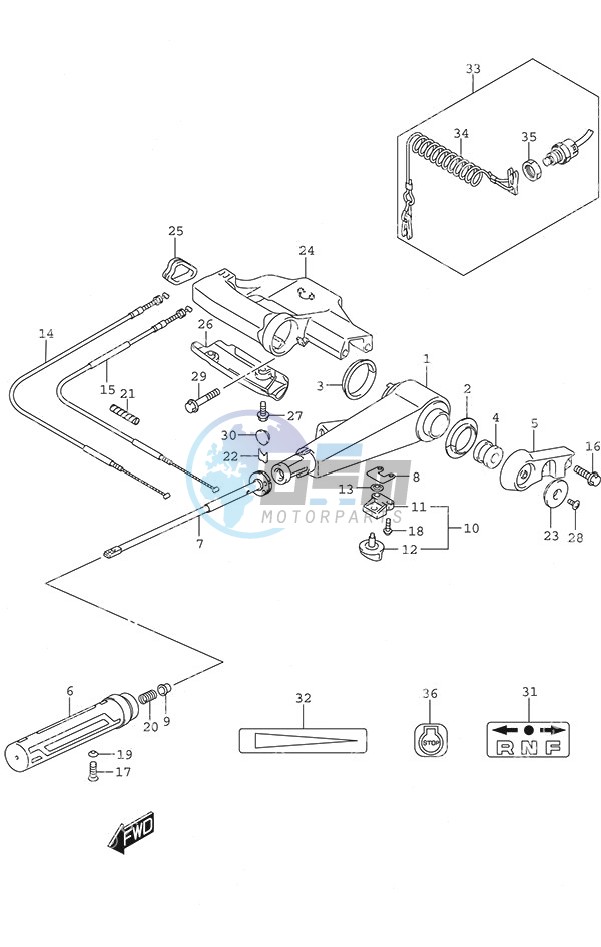 Tiller Handle