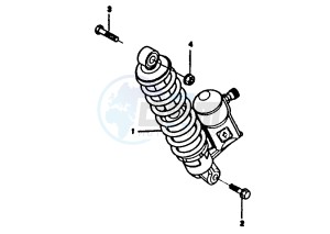 BW'S BUMP 50 drawing REAR SUSPENSION