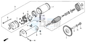 ST1100 drawing STARTING MOTOR