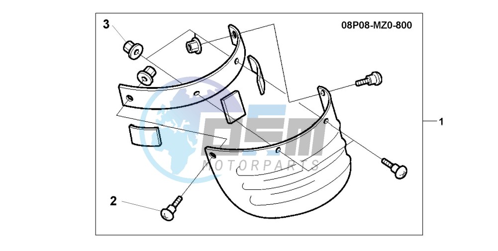 FR,MUDGUARD EXTENSIO