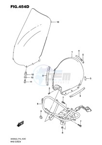 UH200 ABS BURGMAN EU drawing WIND SCREEN