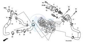 CBR1000RAA UK - (E / ABS HRC MKH) drawing THERMOSTAT