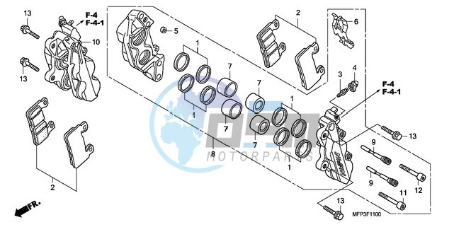 FRONT BRAKE CALIPER