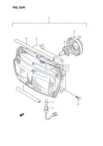 GSX1100 (E2) drawing HEADLAMP (MODEL R)