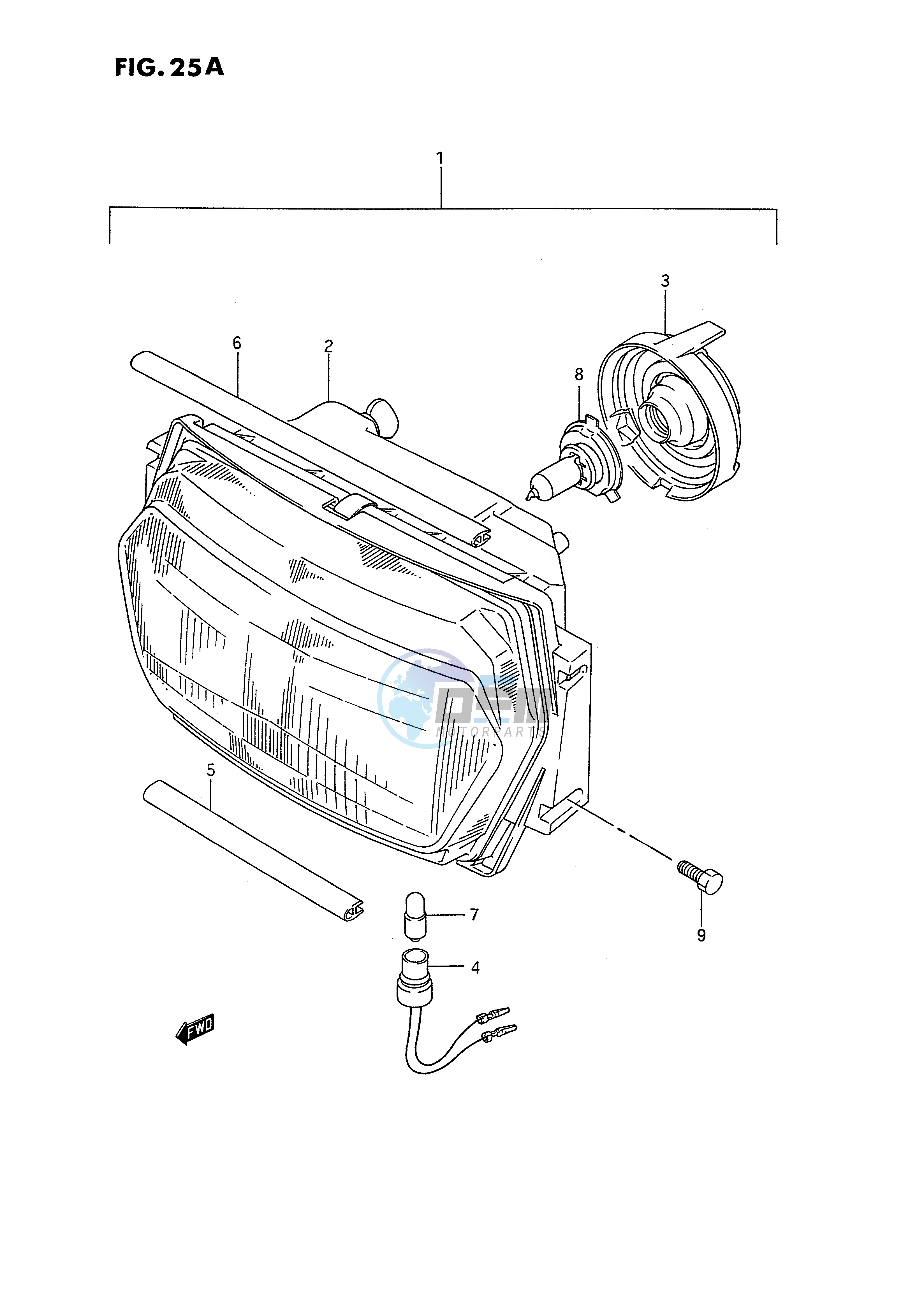 HEADLAMP (MODEL R)