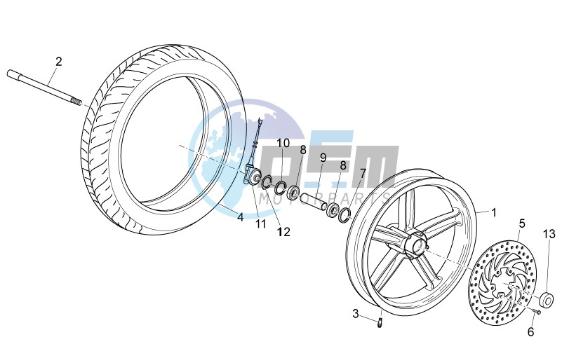 Front wheel