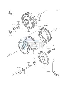 ZX 600 D [NINJA ZX-6] (D1) [NINJA ZX-6] drawing CLUTCH