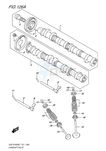 GSX-R1000R EU drawing CAMSHAFT-VALVE