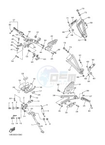 YZF-R6 600 R6 (2CXE 2CXF) drawing STAND & FOOTREST