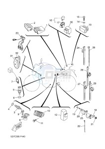 MT125 MT-125 (5D7L 5D7L 5D7L 5D7L) drawing ELECTRICAL 2