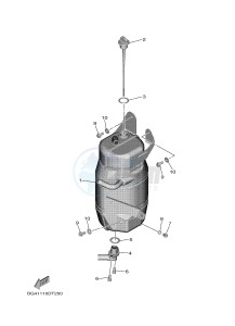 YXF850ES YXF85WPSJ WOLVERINE X (BG4A) drawing OIL TANK