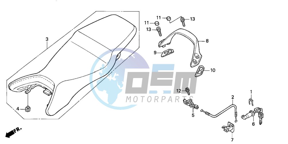 SEAT (CBR600F/F44)