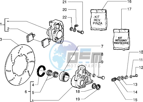 Brake caliper - Brake disc