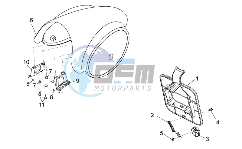 Rear body II- Plate holder