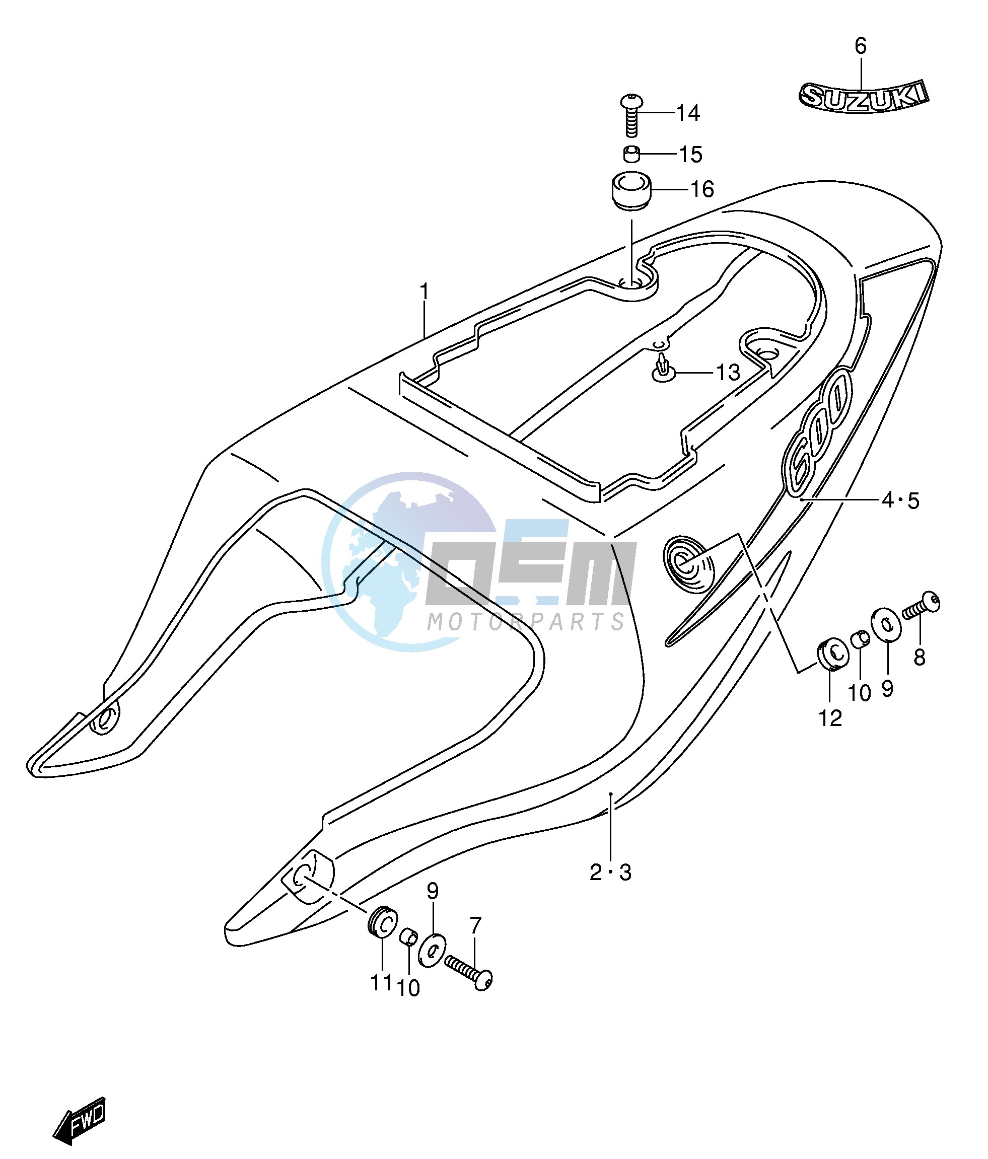 FRAME COVER (MODEL K1)