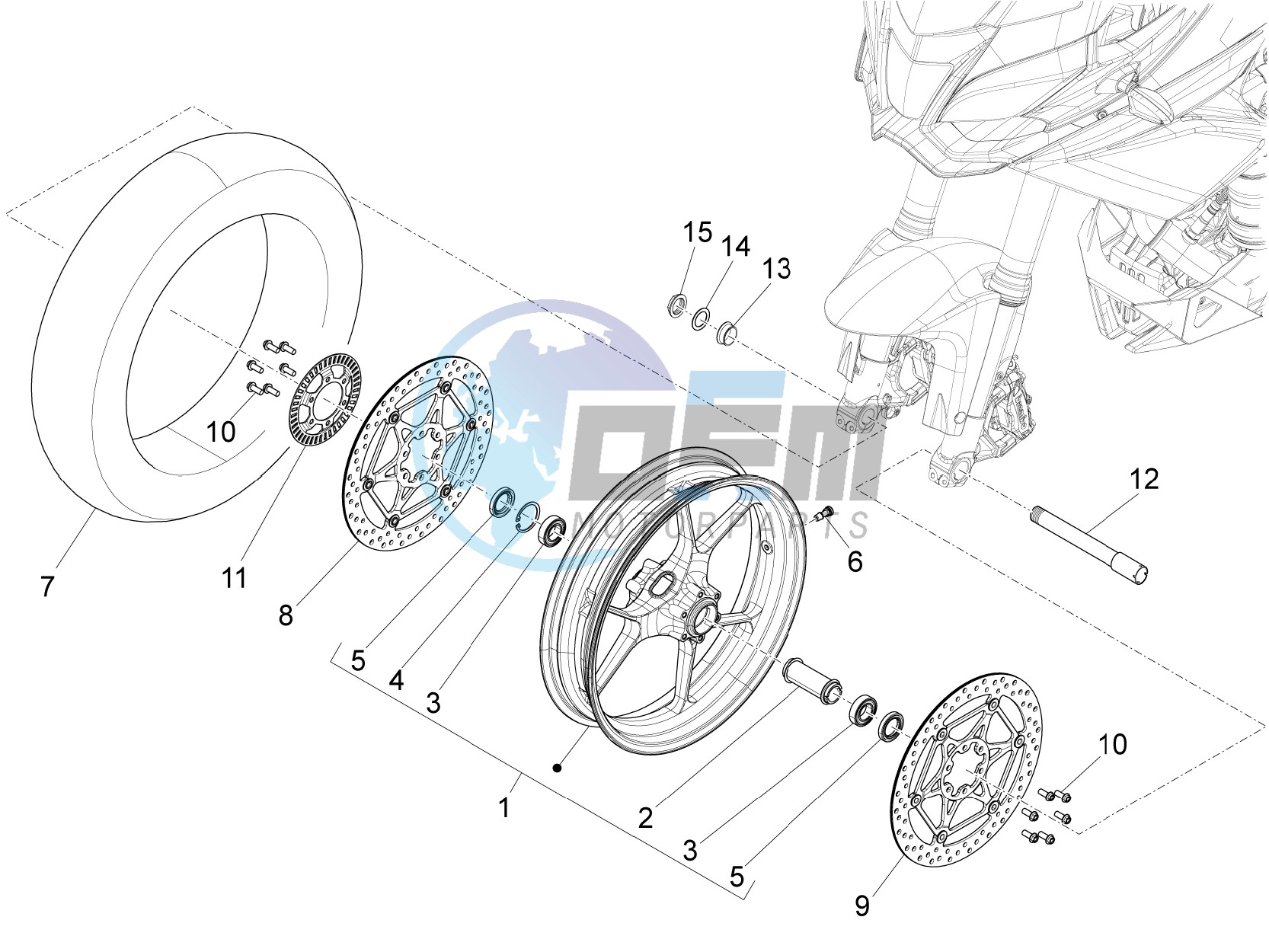 Front wheel