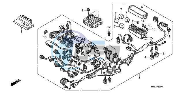 WIRE HARNESS (CBR1000RR)