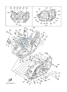 XV1900A MIDNIGHT STAR (1CR4) drawing CRANKCASE