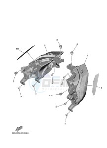 XP530D XP530D-A TMAX DX ABS (BC33) drawing TAILLIGHT