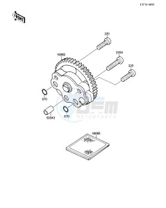 KLF 110 A [MOJAVE 110] (A1-A2) [MOJAVE 110] drawing OIL PUMP_OIL FILTER