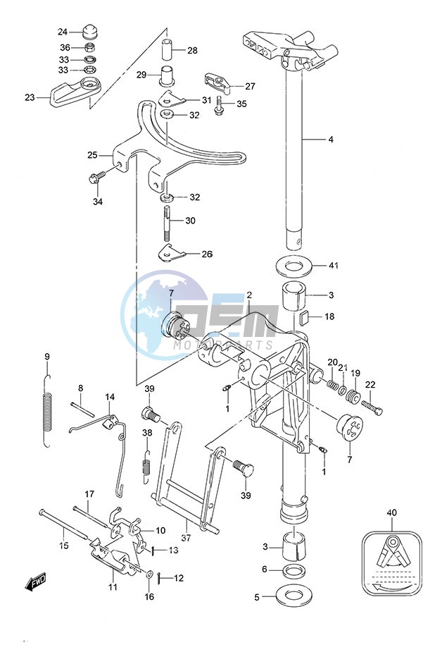 Swivel Bracket - Non-Remote Control