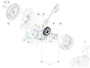 946 150 4STR 3V ABS-946 RED (NAFTA, APAC, EMEA) drawing Flywheel magneto