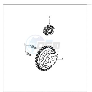 FIGHT 3 4T LE MANS drawing OIL PUMP