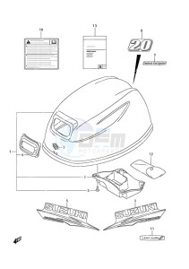 DF 20A drawing Engine Cover